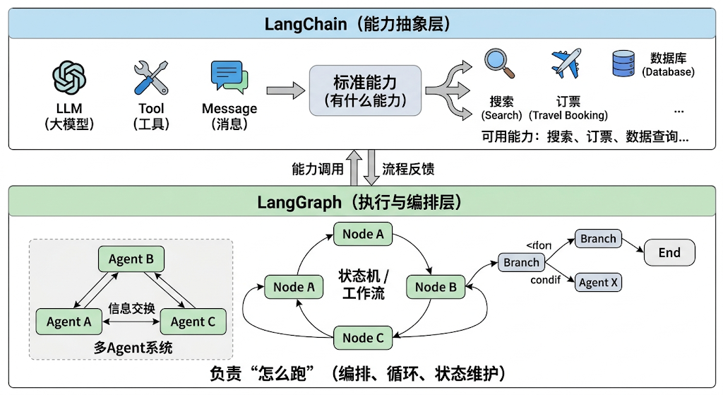 LangGraph图式结构：节点、边、状态