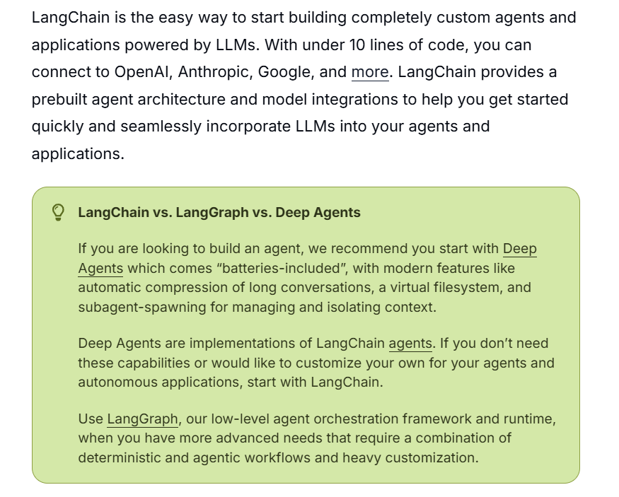 LangChain、LangGraph、Deep Agent三者关系